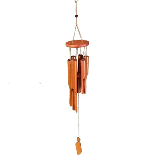 72cm Bamboo Wind Chimes – Natural Windbell for Garden, Patio, and Zen Meditation Spaces